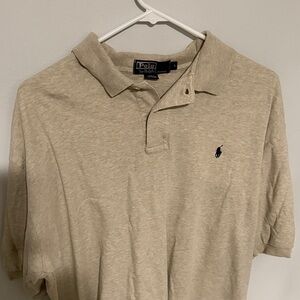 Polo by Ralph Lauren Men's Tan Polo Shirt